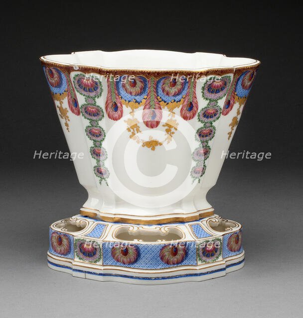 Vase, Sèvres, 1761. Creators: Sèvres Porcelain Manufactory, Louis Jean Thévenet.