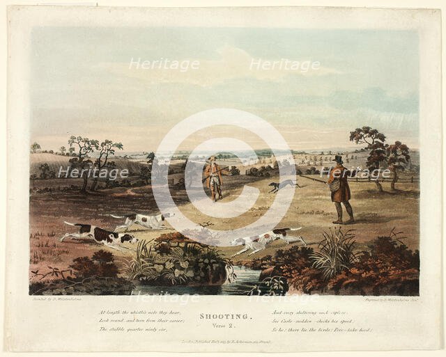 Shooting: Verse 2, 1819. Creator: Thomas Sutherland.