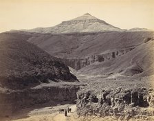 Valley of the Kings, Thebes, ca. 1857, printed 1870s. Creator: Francis Frith.