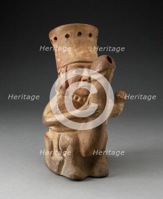 Rhyton in the Form of a Man with an Exaggerated Phallus, 100 B.C./A.D. 500. Creator: Unknown.