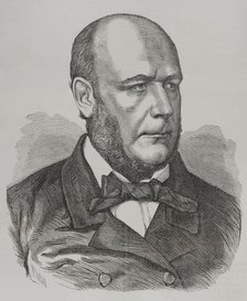 Portrait of Jules Grévy (1807-1891), French lawyer and politician, 1871.  Creator: Marcelo Paris.