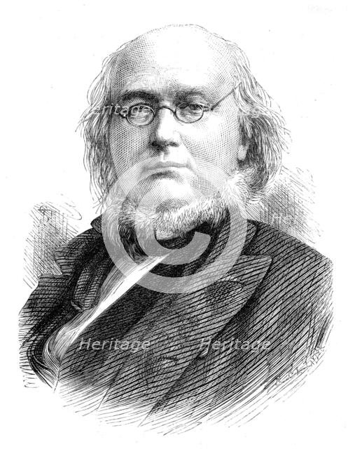 The late Mr. Horace Greeley, 1872. Creator: Unknown.