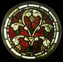 Ornamental Roundel, British, 1260-70. Creator: Unknown.