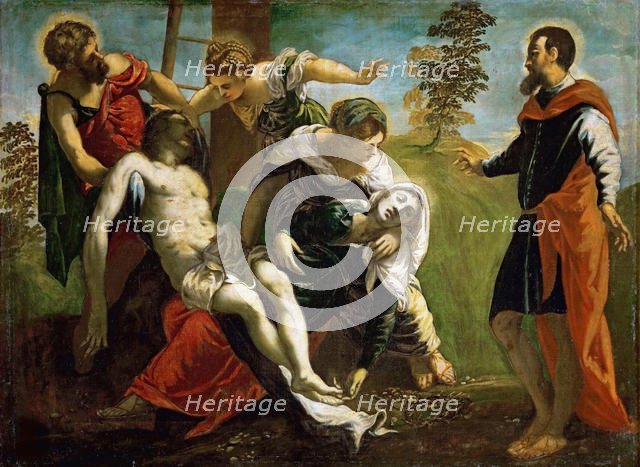 The Descent from the Cross, c. 1548. Creator: Tintoretto, Jacopo (1518-1594).