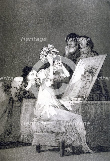 'Until death', 1799. Artist: Francisco Goya