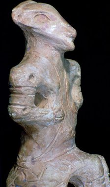 Neolithic Vinca Pottery Figure. Artist: Unknown