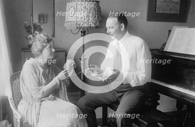 Elizabeth Wheeler and William Wheeler, between c1915 and c1920. Creator: Bain News Service.