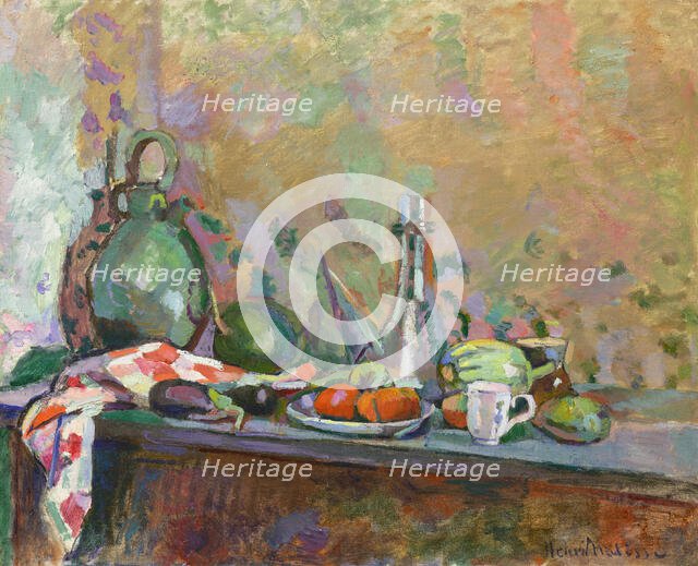 Still life with purro, 1904. Creator: Matisse, Henri (1869-1954).