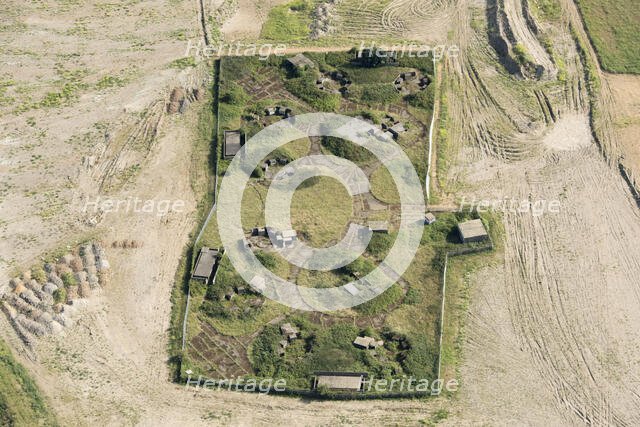 Second World War Heavy Anti Aircraft Battery ZE1 at Warren Farm, Chadwell Heath, London, 2017. Creator: Damian Grady.