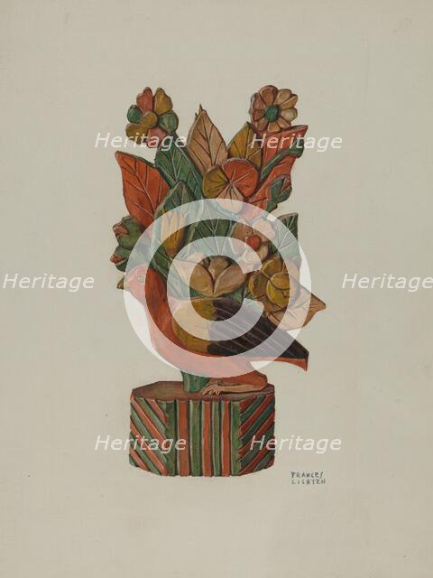 Pa. German Bird, 1935/1942. Creator: Frances Lichten.