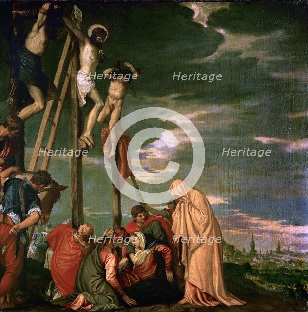 The Crucifixion, Second half of the16th century. Creator: Veronese, Paolo, (School)  .