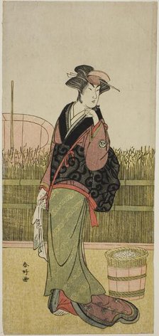 The Actor Segawa Kikunojo III in an Unidentified Role, c. 1786/87. Creator: Katsukawa Shunko.