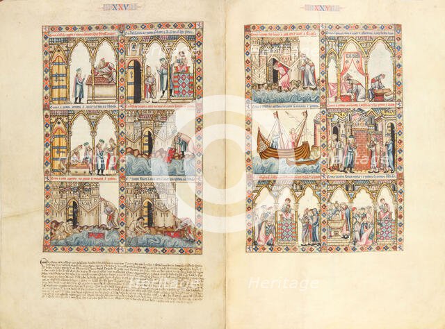 Cantigas de Santa Maria - Codex Rico, ca 1280-1284. Creator: Anonymous.