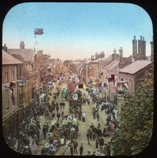 Parade commemorating Queen Victoria's Diamond Jubilee, Ock Street, Abingdon, Oxfordshire, 1897. Artist: Henry Taunt.