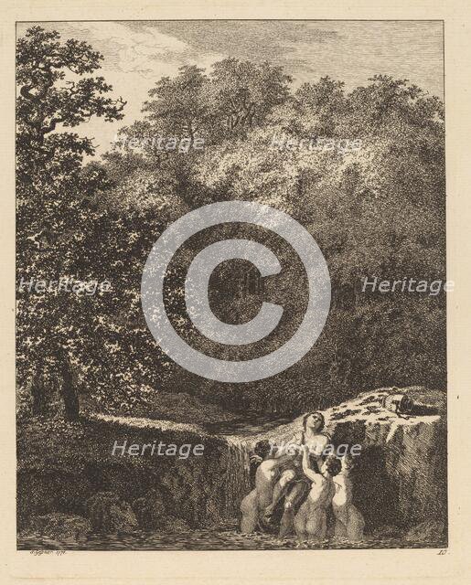 Hylas and the Nymphs, 1771. Creator: Salomon Gessner.