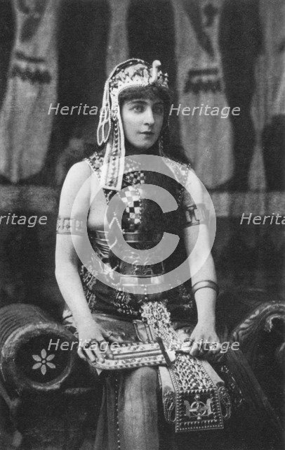 Lillie Langtry as Cleopatra, c1890. Artist: Unknown
