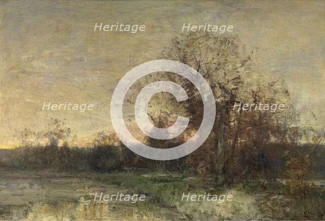 The Pond in Ixelles, c1870-1890s. Creator: Guillaume Vogels.