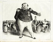 Au Fait! C'est un bal assez distingué!, 1833. Creator: Honore Daumier.
