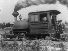 Locomotive on the Mesabi Range in northeast Minnesota, 1903. Creator: Frances Benjamin Johnston.