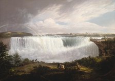 The Great Horseshoe Fall, Niagara, 1820. Creator: Alvan Fisher.