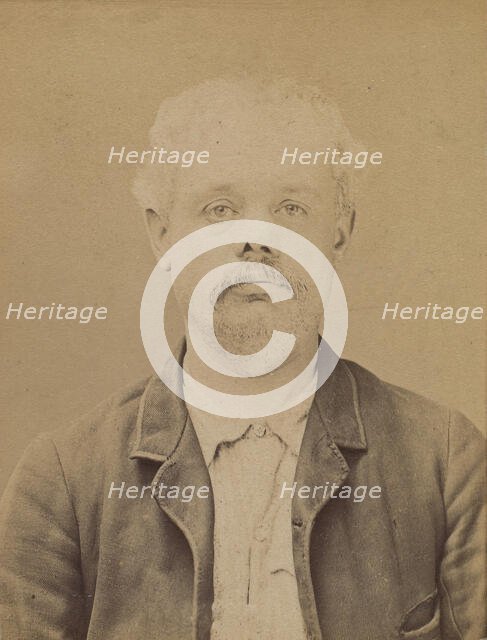Gama. Joseph. 41 ans, né le 5/3/42 à Paris IXe. Graveur. Anarchiste. 6/7/94., 1894. Creator: Alphonse Bertillon.