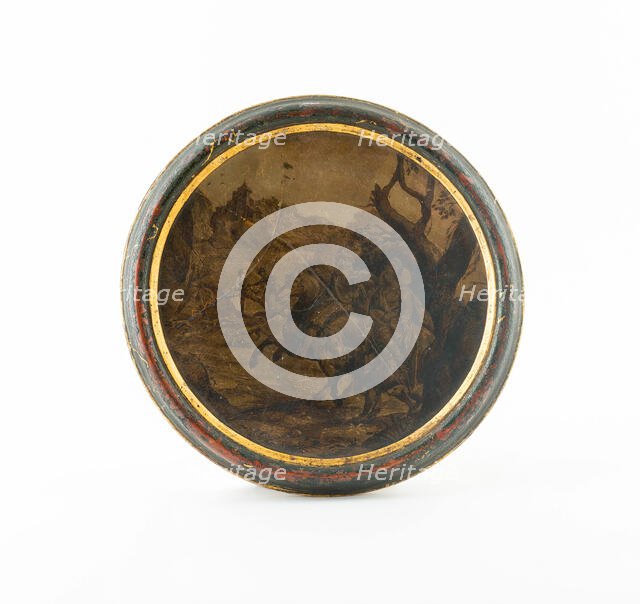 Roundel with Hunting Scene, Germany, Late 16th to 17th century. Creator: Unknown.