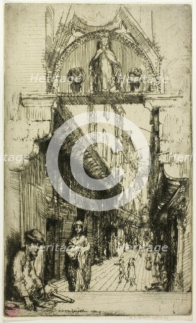 Calle del Paradiso, 1909. Creator: Donald Shaw MacLaughlan.