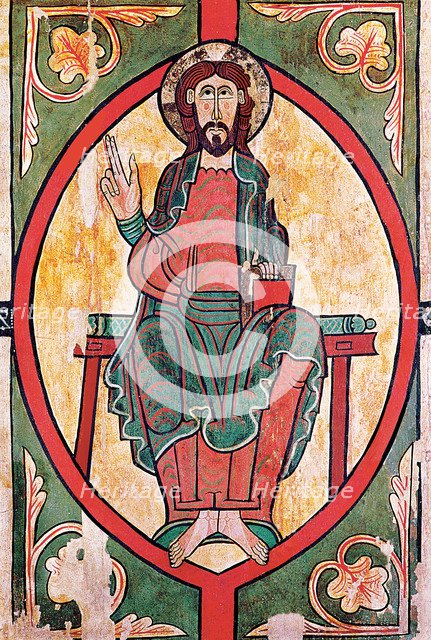 Pantocrator', Romanesque Table from 11st - 12th century.