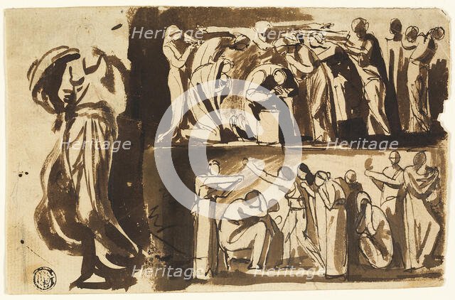 Figure Studies, c. late 1770s. Creator: George Romney.