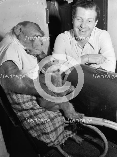 Portrait of Charlie Barnet and Re-Bop, New York, N.Y., ca. Aug. 1946. Creator: William Paul Gottlieb.