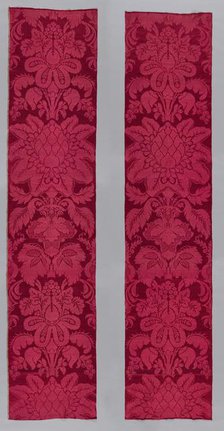 Two Large Damask Cloths, 1600s. Creator: Unknown.