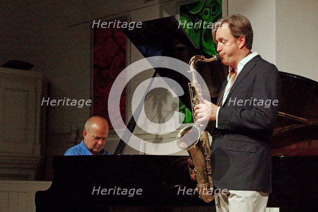 Brian Kellock and T Smith, Illminster Arts Centre, Illminster, Somerset, 2015. Artist: Brian O'Connor.