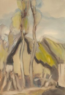 Cottage, 1929-1930. Creator: Zolo Palugyay.