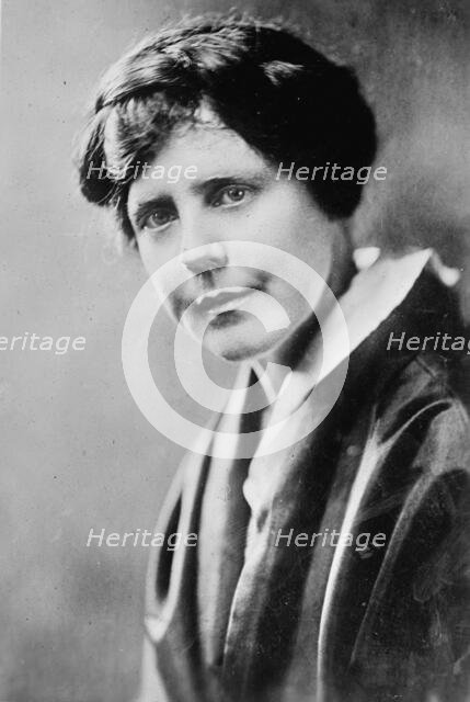 Miss Lucy Burns of C.U.W.S., 1913.  Creator: Harris & Ewing.