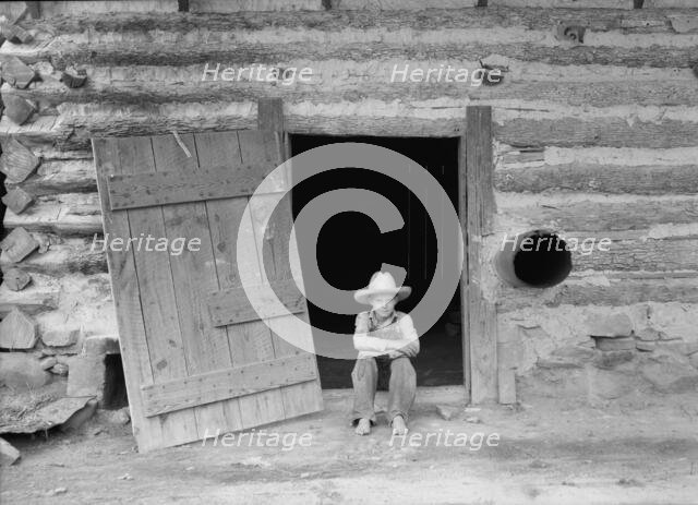 Ten year old son of tobacco sharecropper..., Granville County, North Carolina, 1939. Creator: Dorothea Lange.