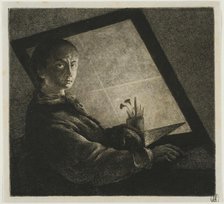 Self-Portrait, c. 1778. Creator: Jean Pierre Norblin.