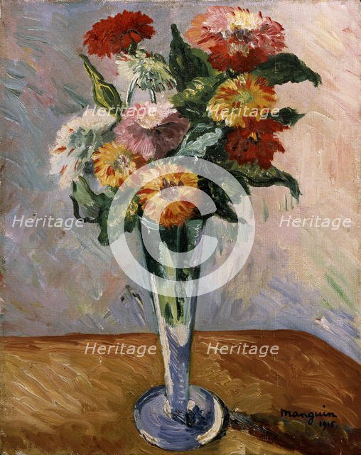 'Flowers', 1915.  Artist: Henri Manguin