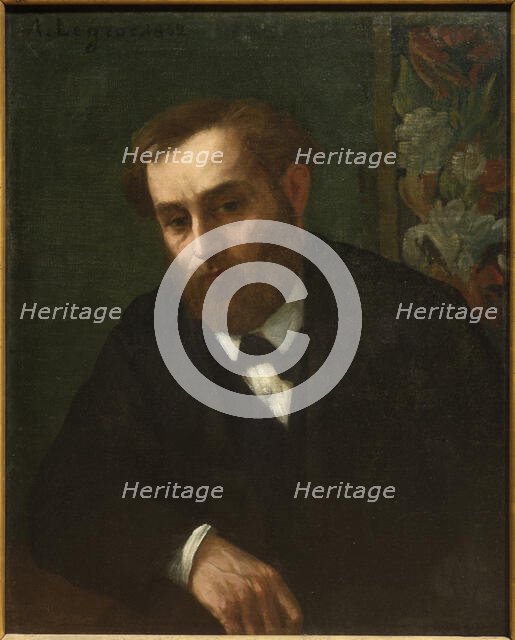 Portrait of the artist Édouard Manet (1832-1883), 1862. Creator: Legros, Alphonse (1837-1911).