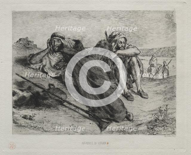 Arabes dOran. Creator: Eugène Delacroix (French, 1798-1863).