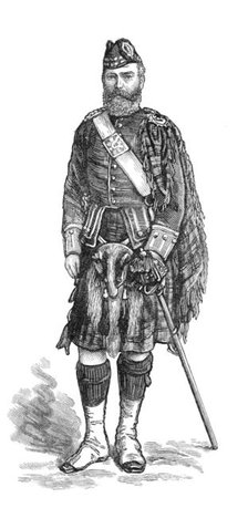 The Scottish Volunteers: Officer 3rd Forfar (Dundee Highlanders), 1881. Creator: Unknown.