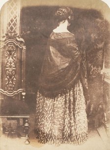 Lady, Standing, 1843-47. Creators: David Octavius Hill, Robert Adamson, Hill & Adamson.