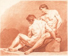 Two Male Nudes, c. 1774. Creator: Jean Francois Janinet.