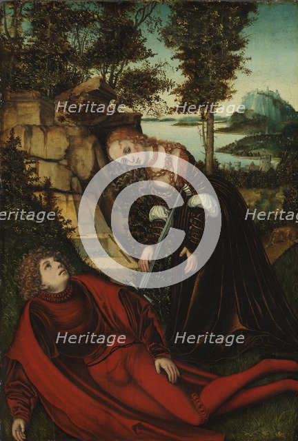 Pyramus and Thisbe, ca 1515-1520.