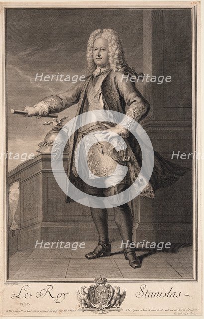 Stanislaw I Leszczynski (1677-1766), King of Poland, 1705. Artist: Van Loo, Jean Baptiste (1684-1745)