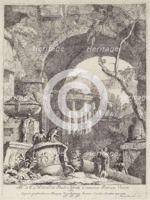 Capriccio: Ruins. Creator: Marco Ricci.