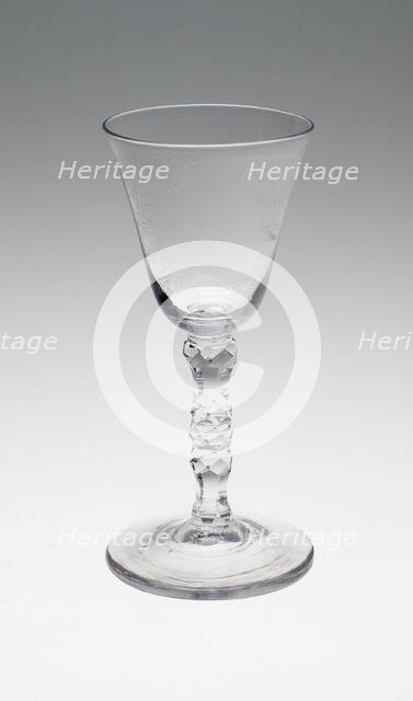 Wine Glass, England, c. 1760/80. Creator: Unknown.