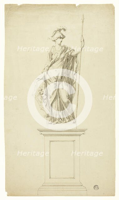 Statue of Pallas Athene, n.d. Creator: Jan van Nost.