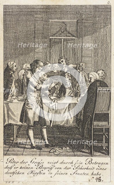 Plate 3 for 'History of Brandenburg for 1793', 1792. Creator: Daniel Nikolaus Chodowiecki.