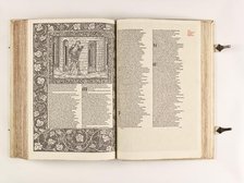 The Kelmscott Chaucer - The Works of Geoffrey Chaucer Now Newly Imprinted, 1896. Creator: Sir Edward Coley Burne-Jones.