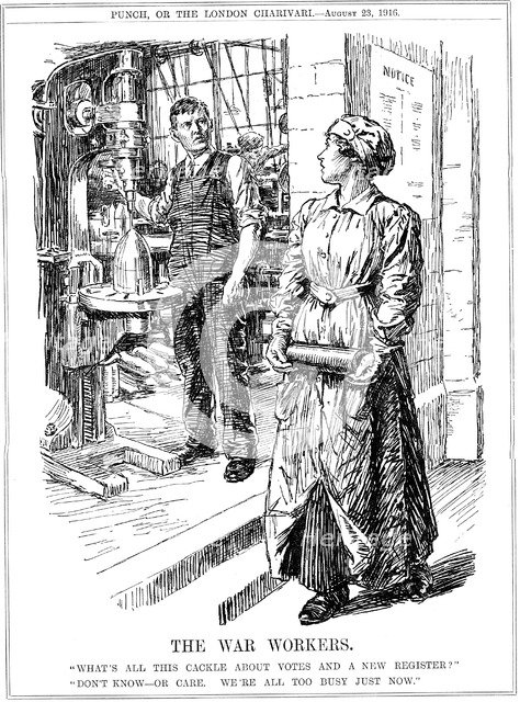 'The War Workers', 1916. Artist: Unknown